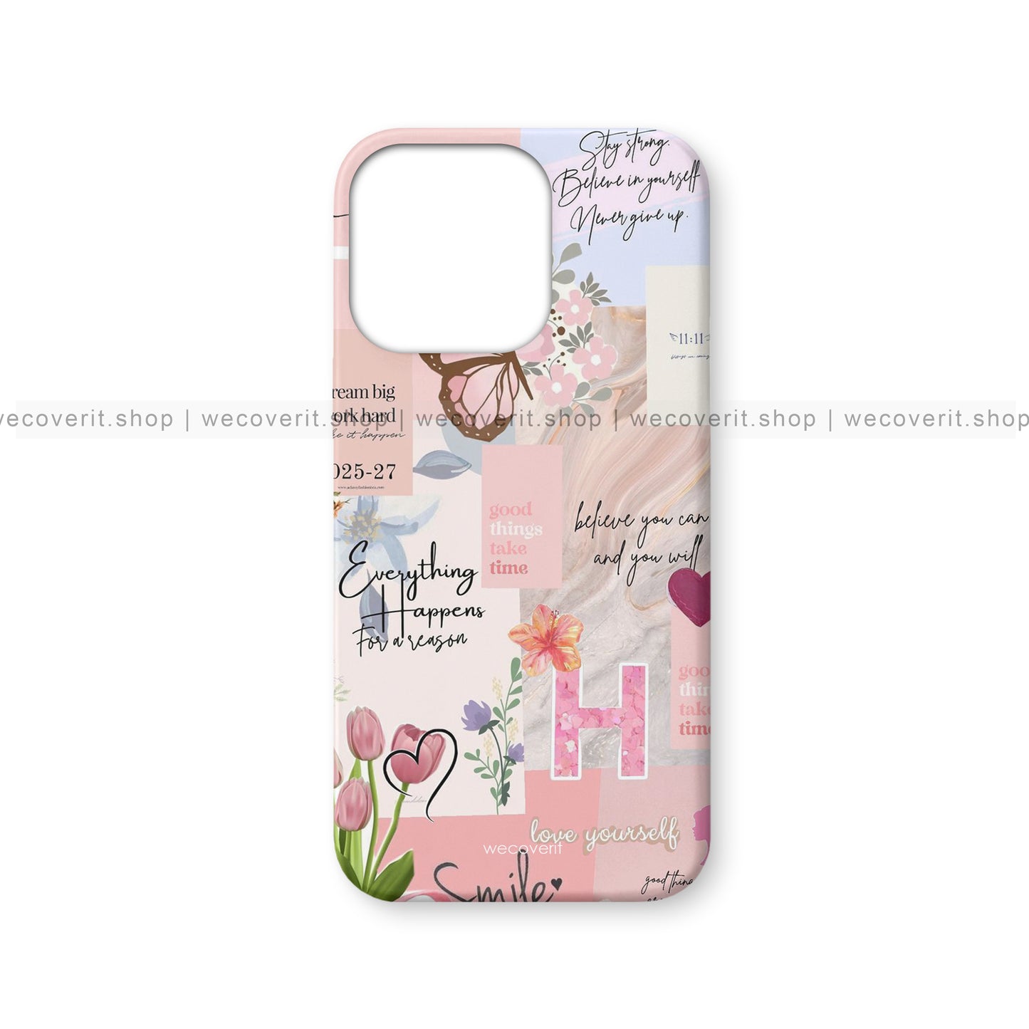 Blush Notes Aesthetic Mobile Cover