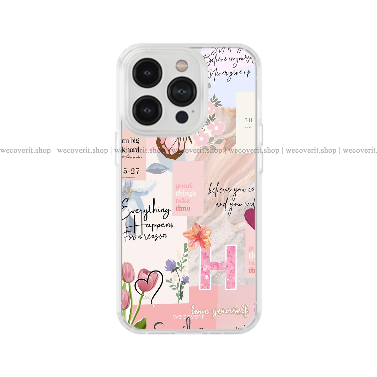 Blush Notes Aesthetic Soft Mobile Cover
