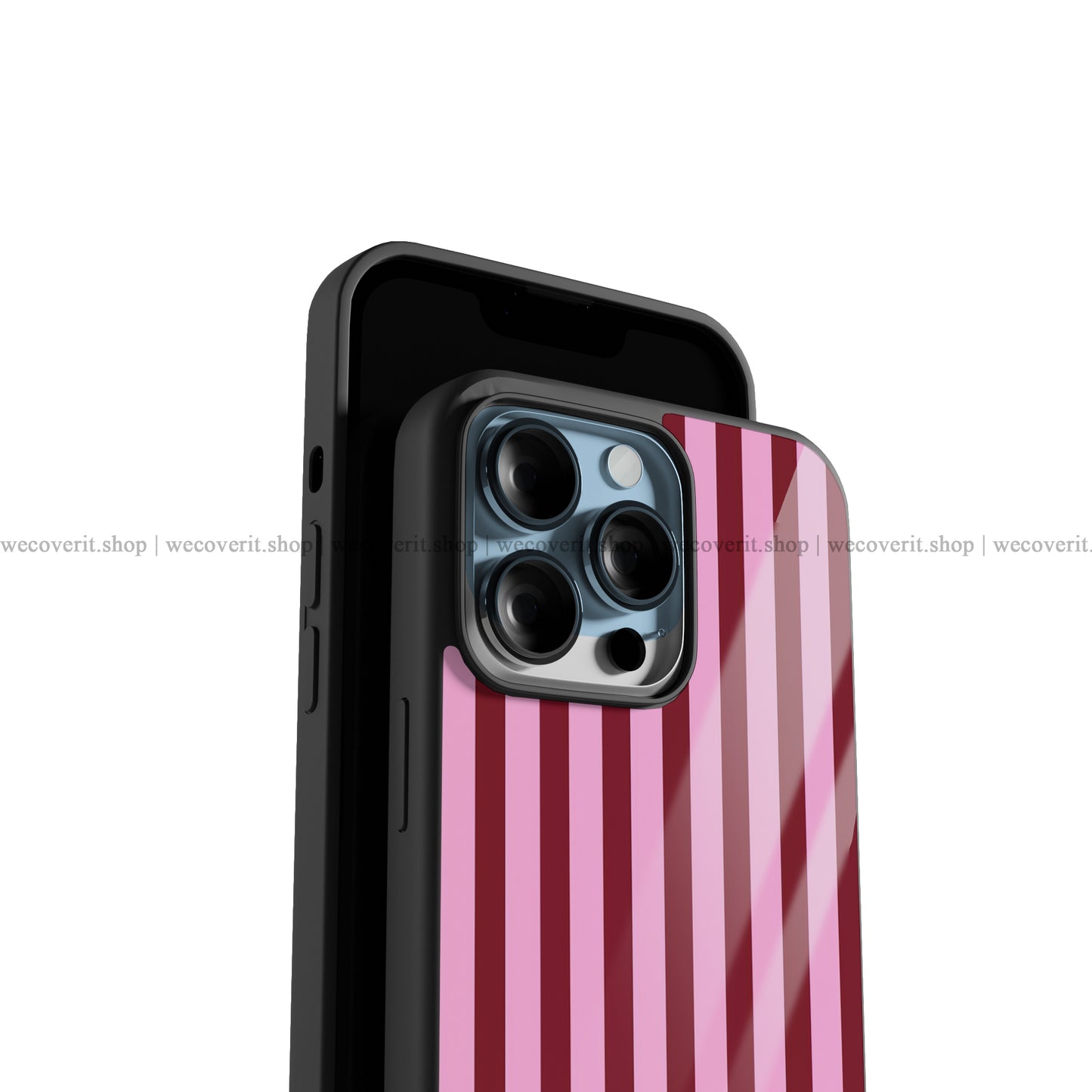 Blush Line Aesthetic Premium Glossy Phone Cover