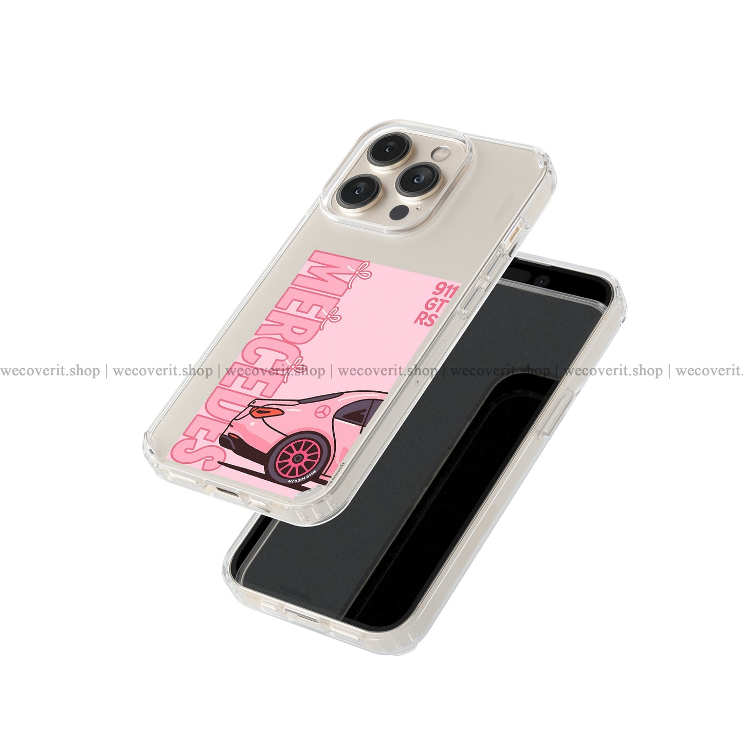 Blush Speed Transparent Mobile Cover