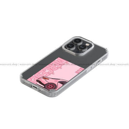 Blush Speed Transparent Mobile Cover