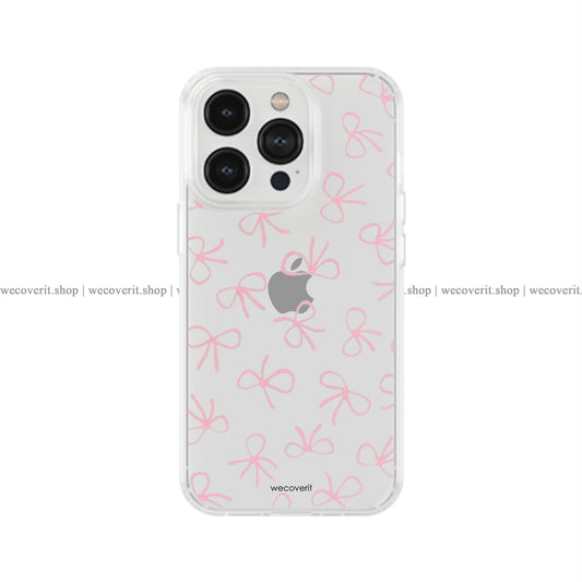 Bow Belle Transparent Mobile Cover