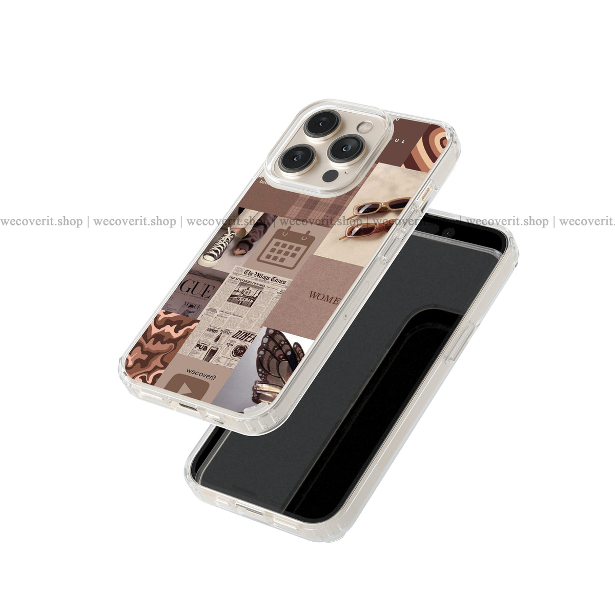 Brown Aesthetic Soft Mobile Cover