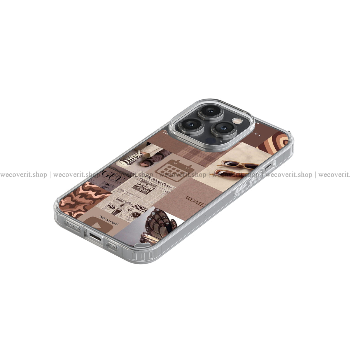 Brown Aesthetic Soft Mobile Cover
