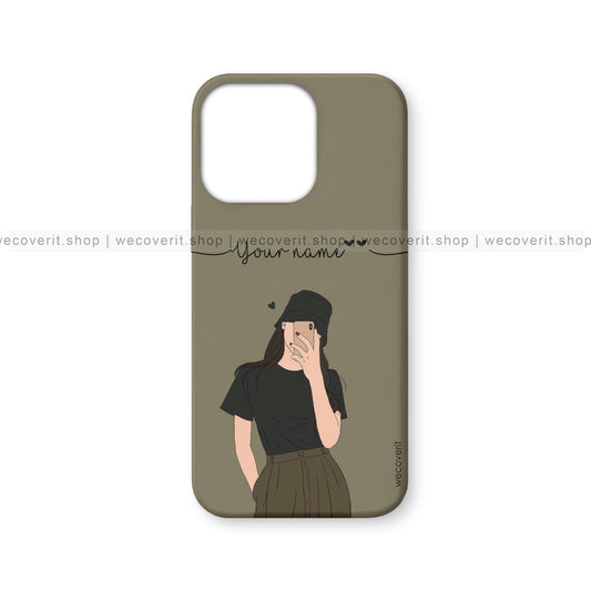 Calm Mind Girl Mobile Cover