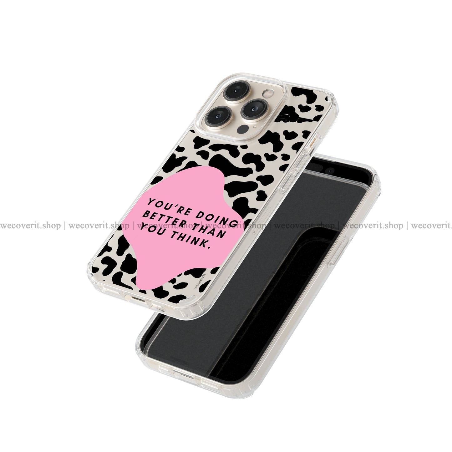 Candy Drift Transparent Mobile Cover