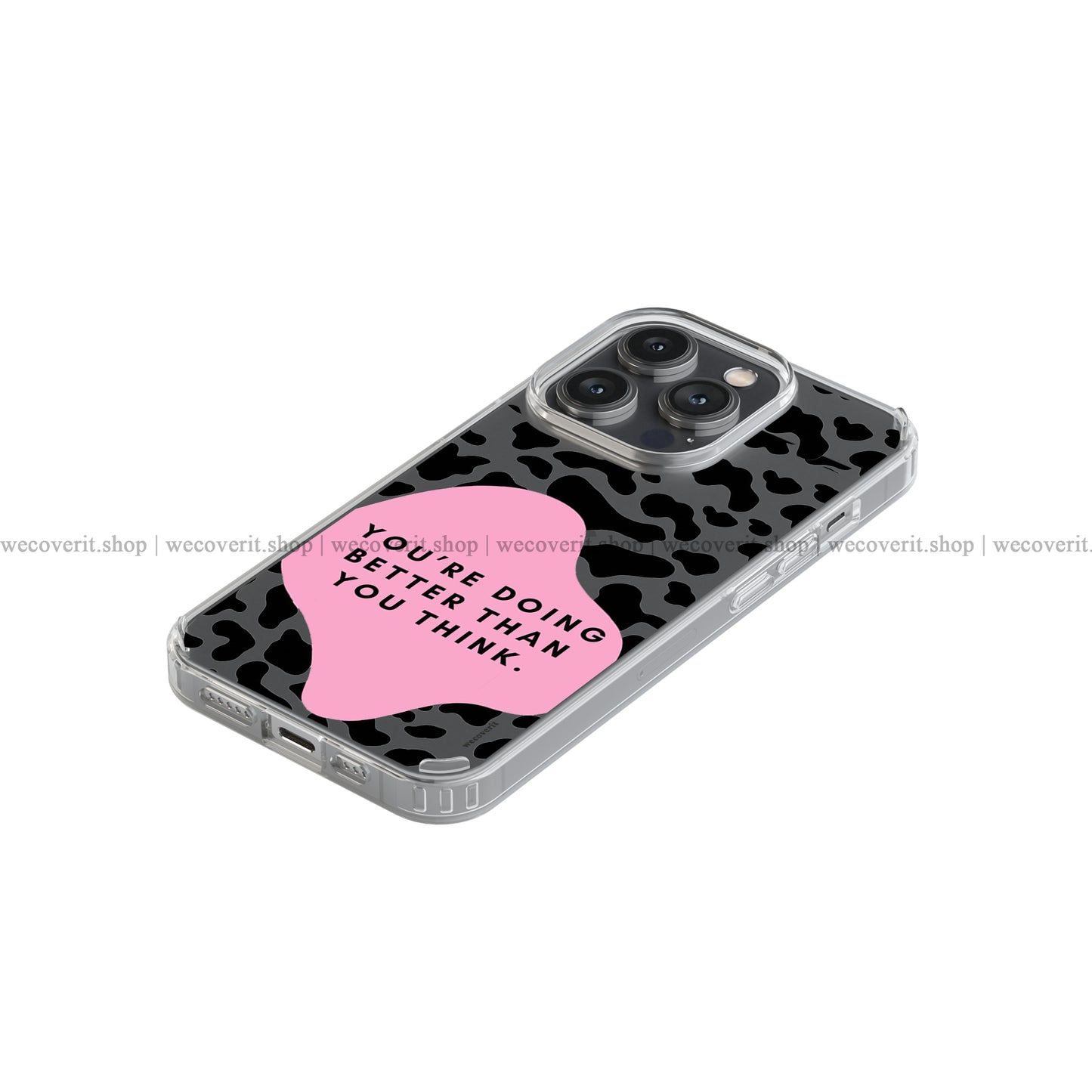 Candy Drift Transparent Mobile Cover