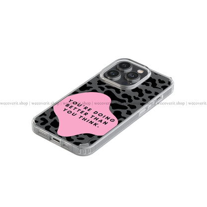 Candy Drift Transparent Mobile Cover