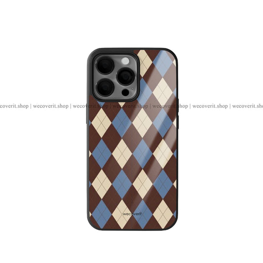Chocolate Diamond Aesthetic Premium Glossy Phone Cover
