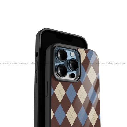 Chocolate Diamond Aesthetic Premium Glossy Phone Cover