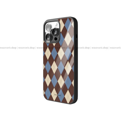 Chocolate Diamond Aesthetic Premium Glossy Phone Cover