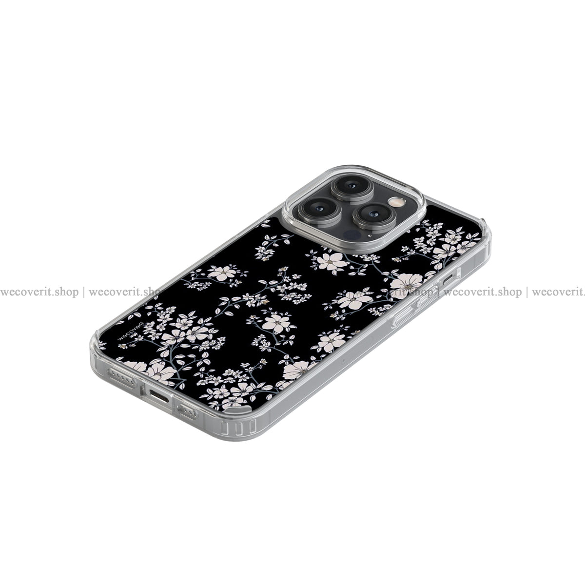 Dark Aesthetic Floral Soft Mobile Cover