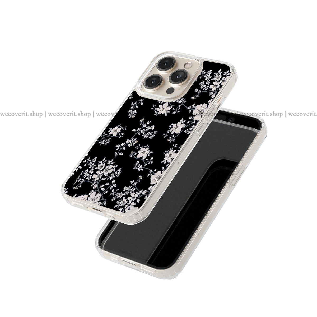 Dark Aesthetic Floral Soft Mobile Cover