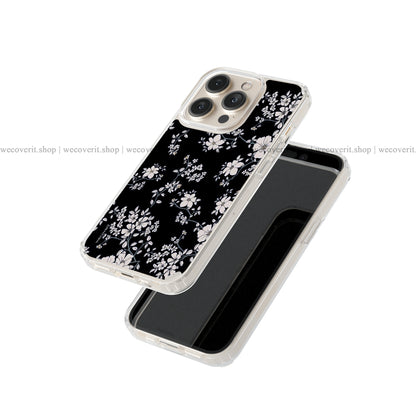 Dark Aesthetic Floral Soft Mobile Cover