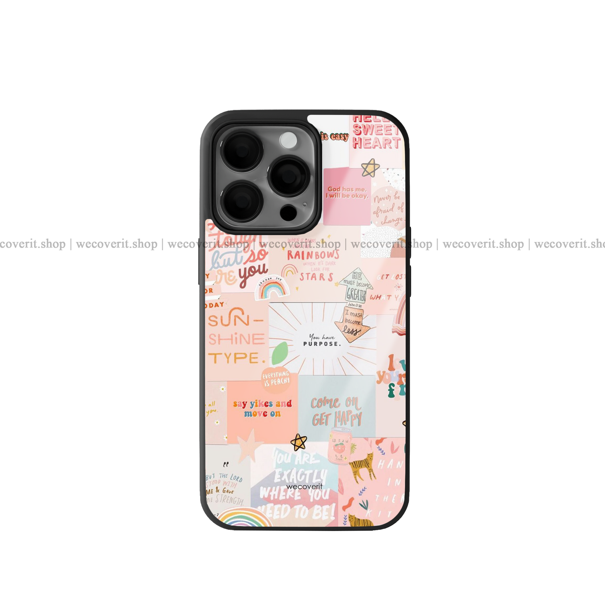 Different Quotes Aesthetic Premium Glossy Phone Cover