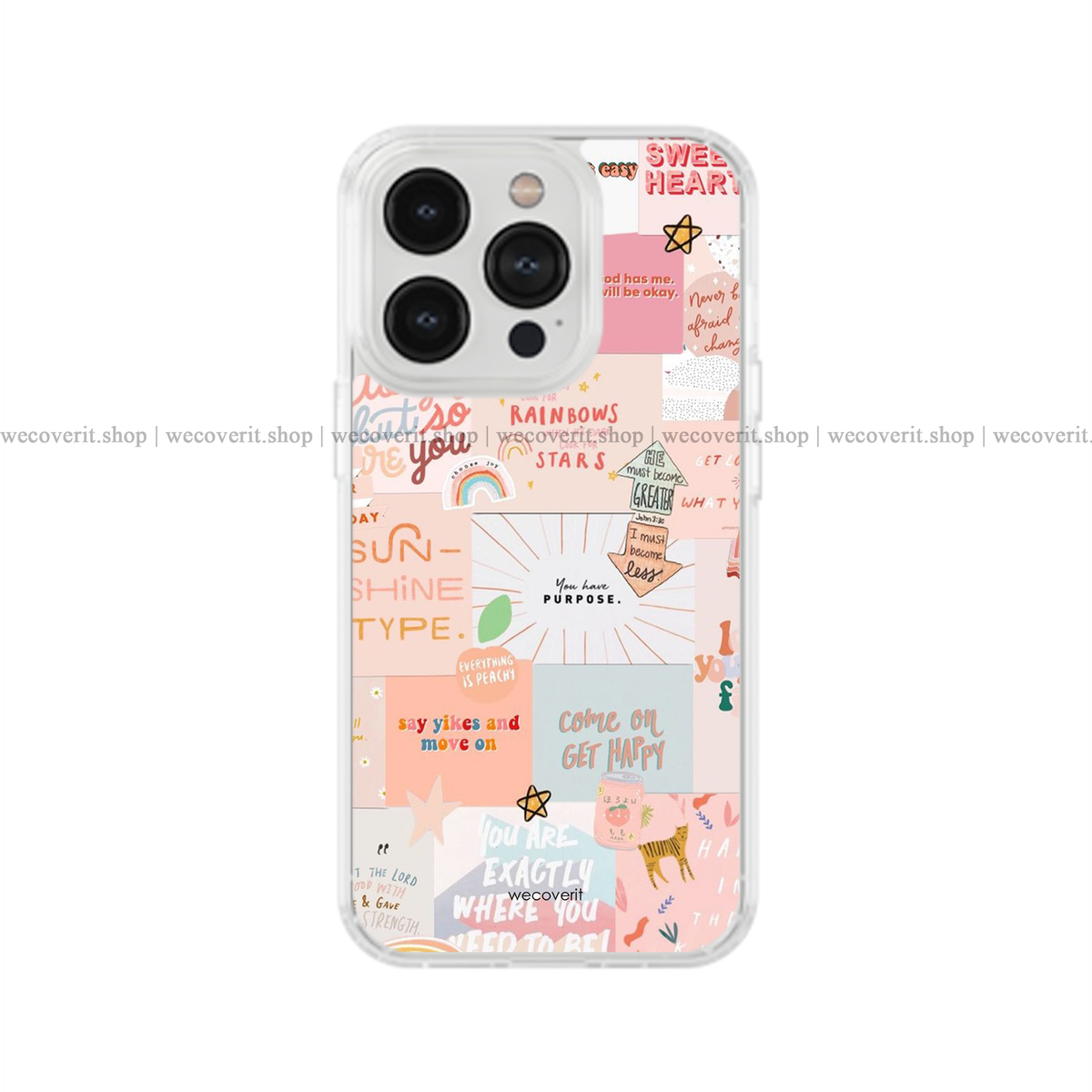 Different Quotes Aesthetic Soft Mobile Cover
