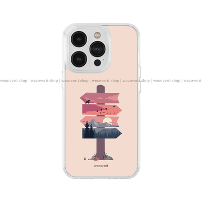 Direction Boards Travel Soft Mobile Cover