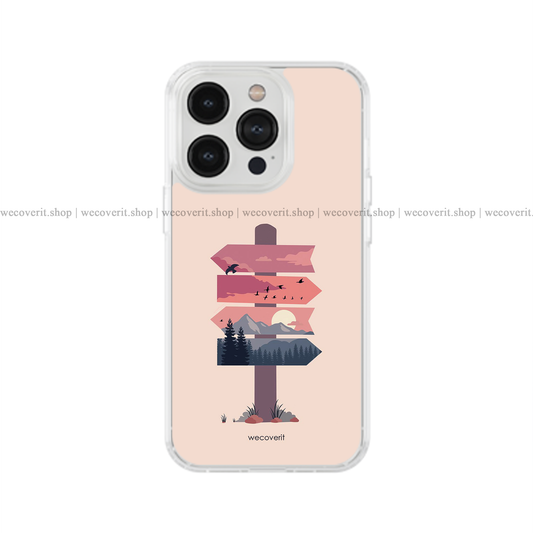 Direction Boards Travel Soft Mobile Cover
