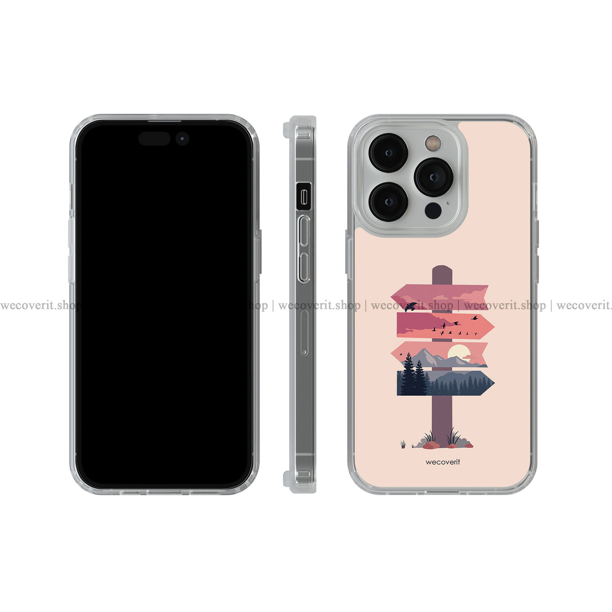 Direction Boards Travel Soft Mobile Cover