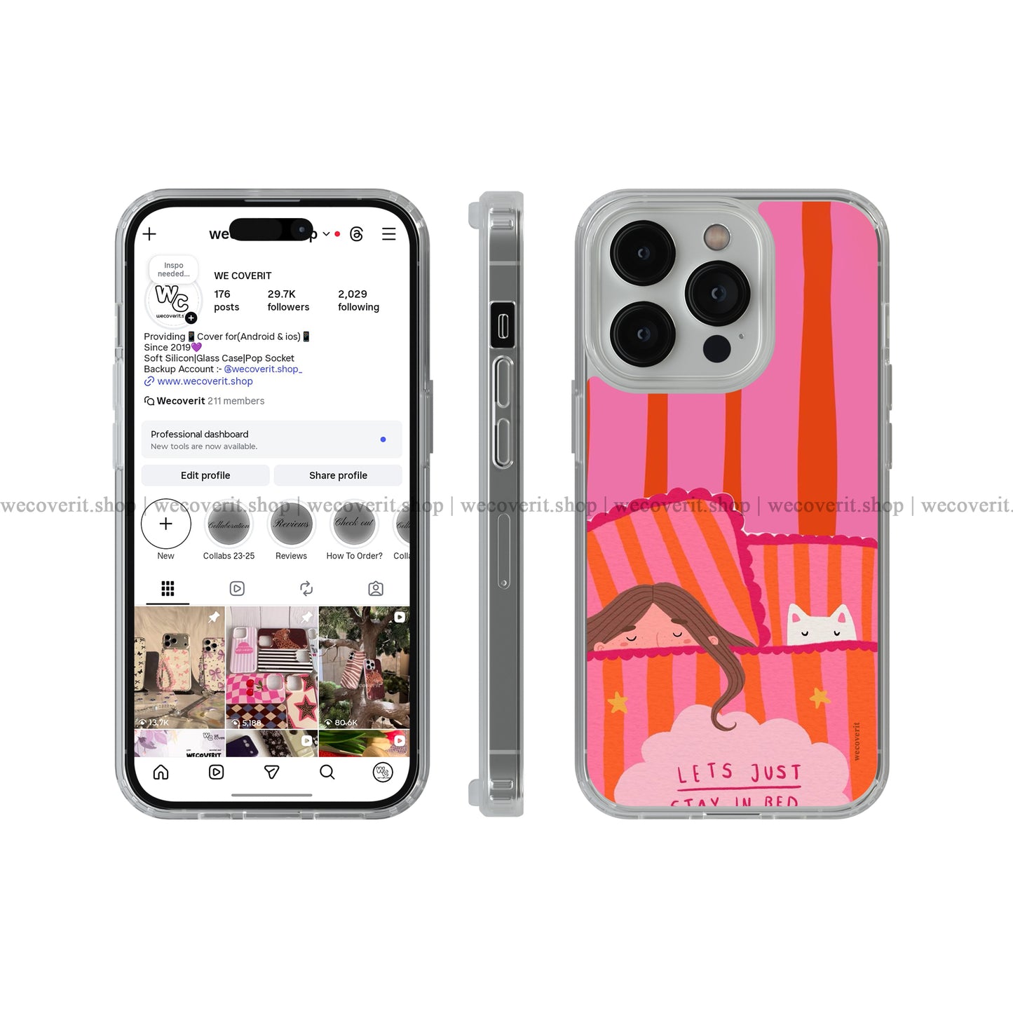 Dreamy Pink Escape Mobile Cover
