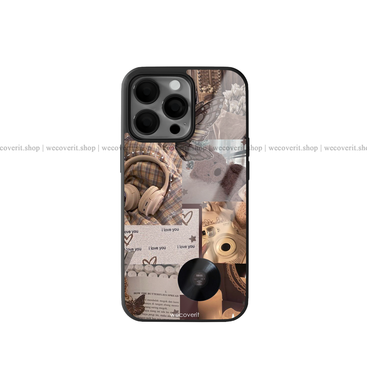 Earthy Calm Aesthetic Premium Glossy Phone Cover
