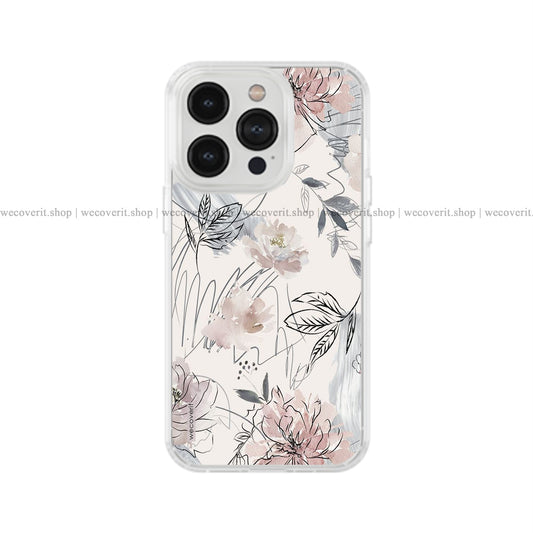 Elegant Pattern Floral Soft Mobile Cover