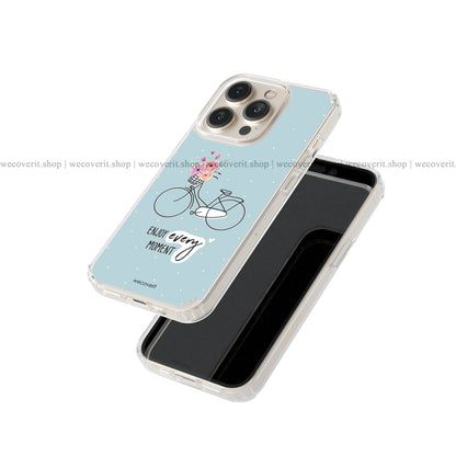 Enjoy Every Movement Motivational Aesthetic Soft Mobile Cover