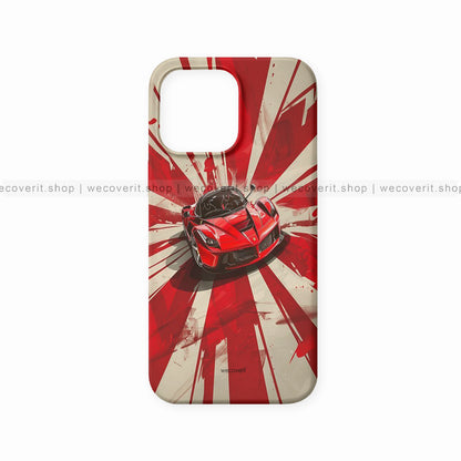 Red Car Inspired Mobile Cover