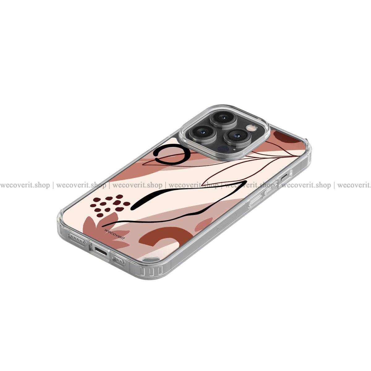 Floral Pattern Abstract Soft Mobile Cover