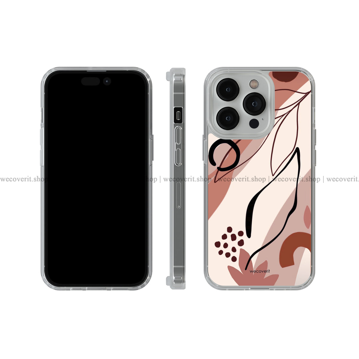 Floral Pattern Abstract Soft Mobile Cover