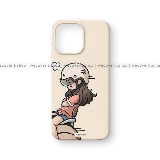 Girl In Angry Mood Couple Pair Mobile Cover