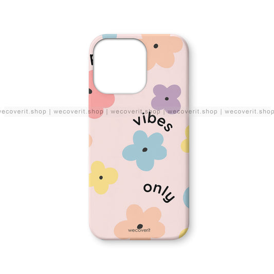 Good Vibe Only Floral Mobile Cover