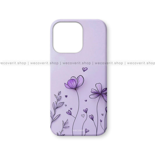 Lavender Love Floral Mobile Cover