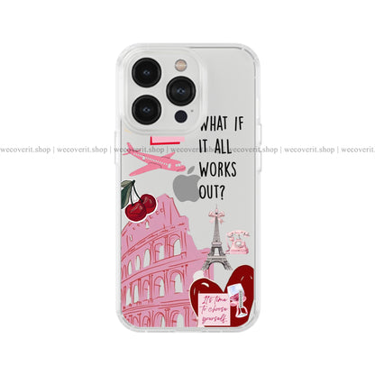 Paris Dreams Transparent Mobile Cover