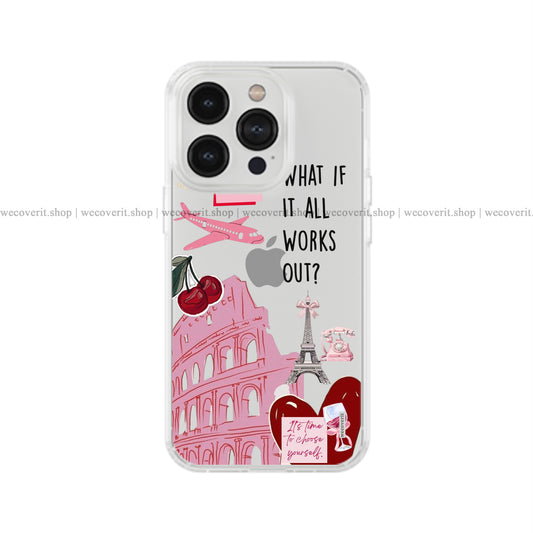 Paris Dreams Transparent Mobile Cover