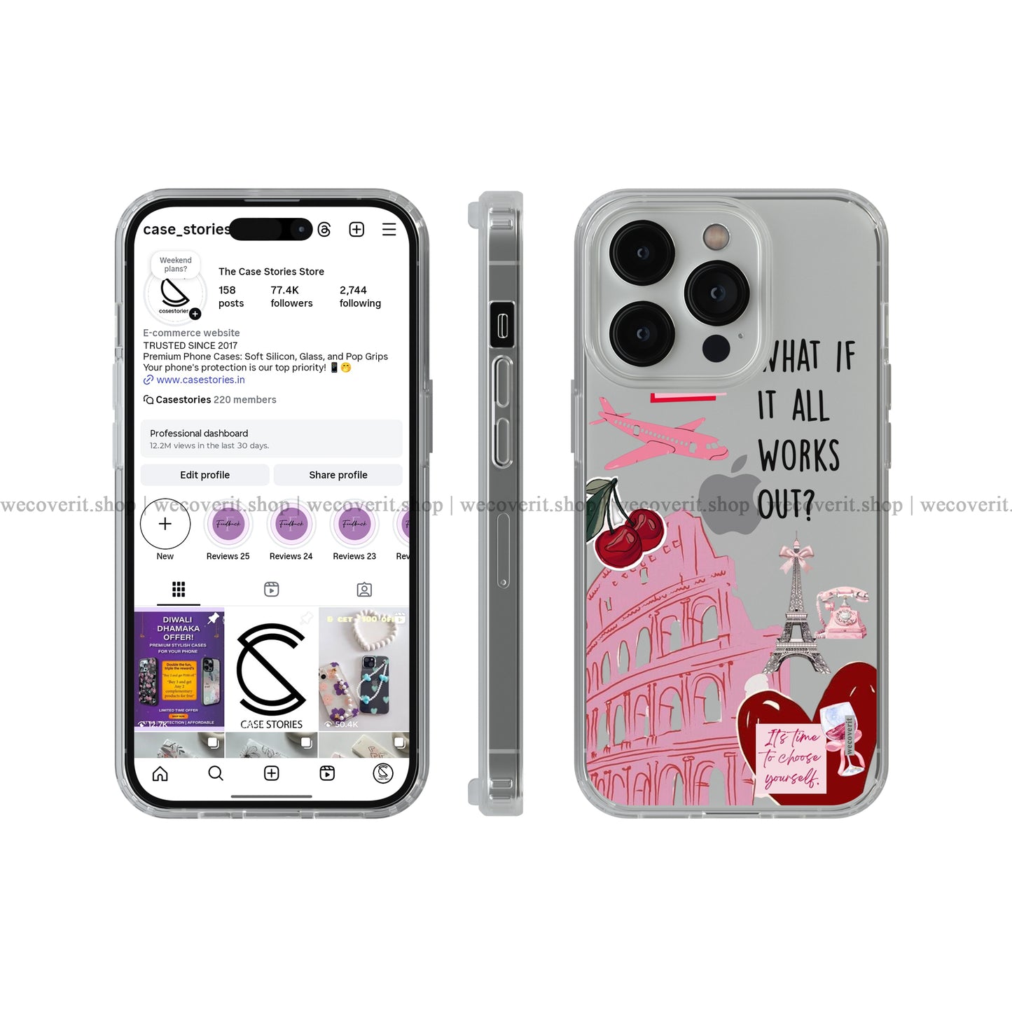 Paris Dreams Transparent Mobile Cover
