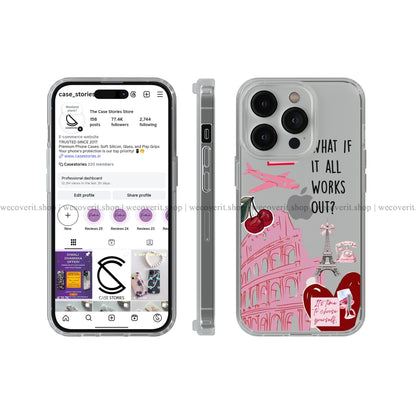Paris Dreams Transparent Mobile Cover