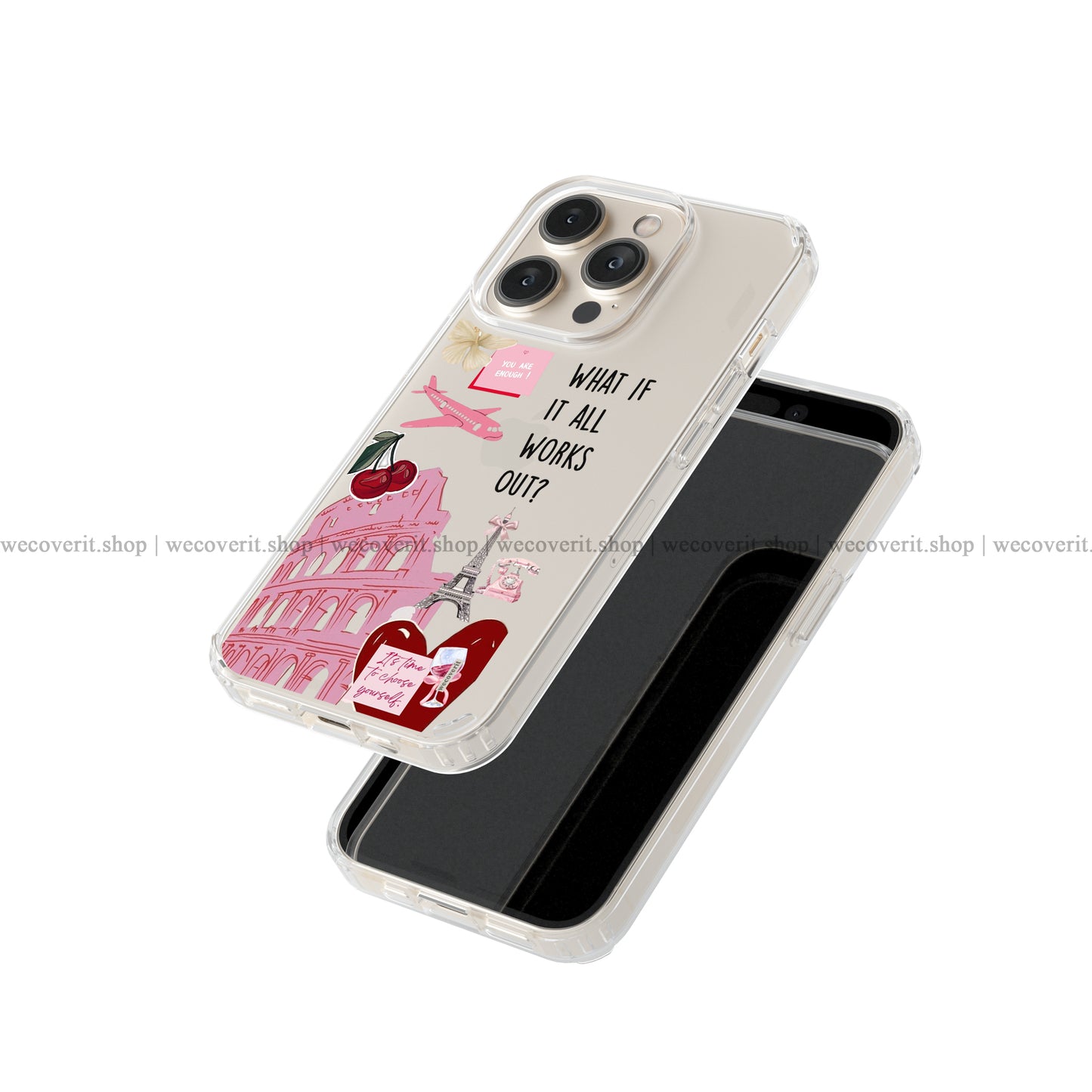 Paris Dreams Transparent Mobile Cover