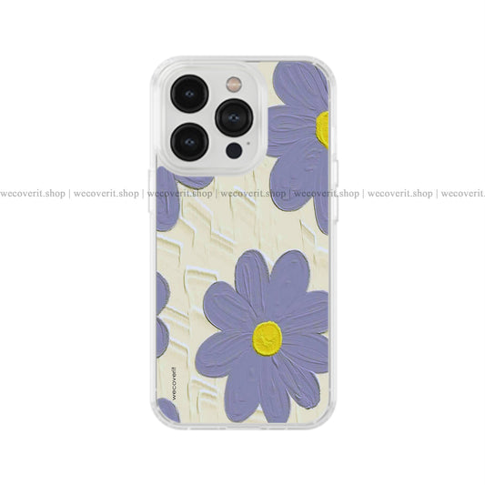 Pastel Purple Flowers Floral Soft Mobile Cover