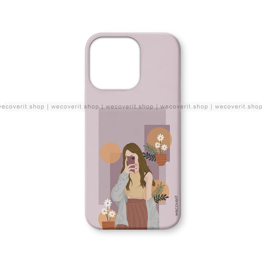 Pastel Vibe Girl Mobile Cover