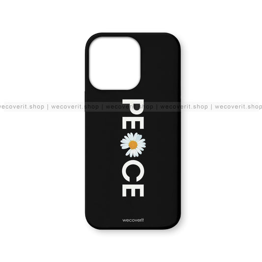 Peace Bold Floral Mobile Cover