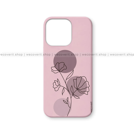 Petal Sketch Floral Mobile Cover