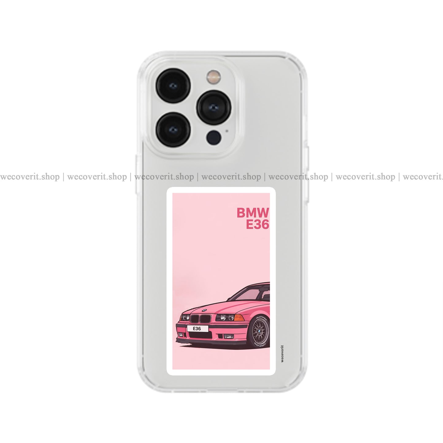 Pink E36 Dream Transparent Mobile Cover