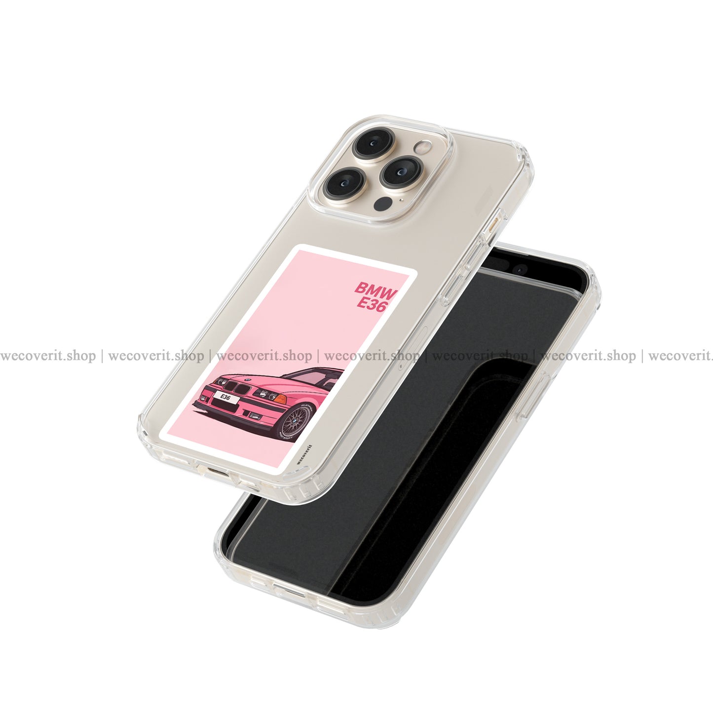 Pink E36 Dream Transparent Mobile Cover