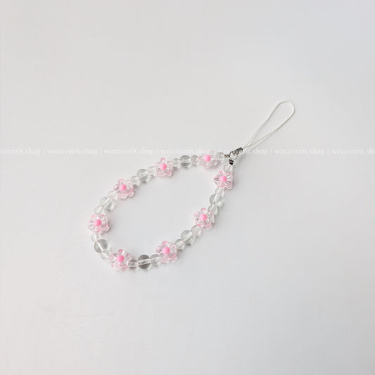 Pink Floral Dayz Mobile Charm