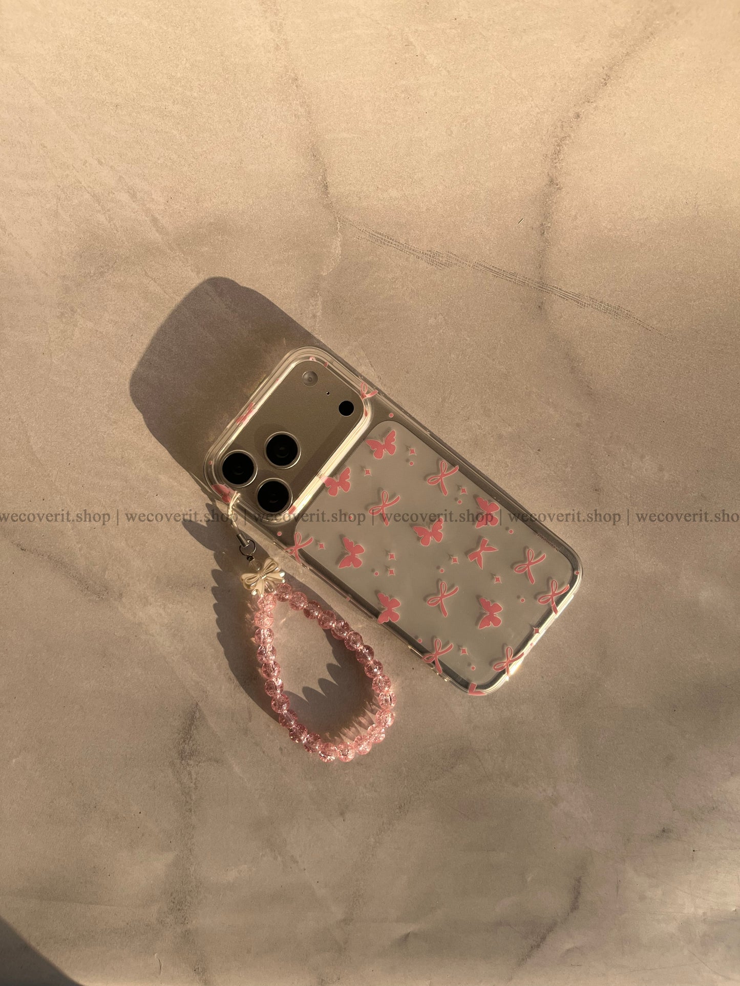 Pink Petal Spark with Charm Cover