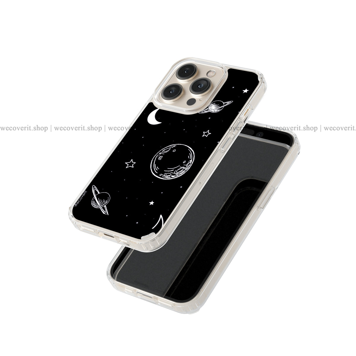 Planets Pattern Space Soft Mobile Cover