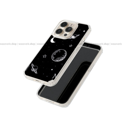 Planets Pattern Space Soft Mobile Cover