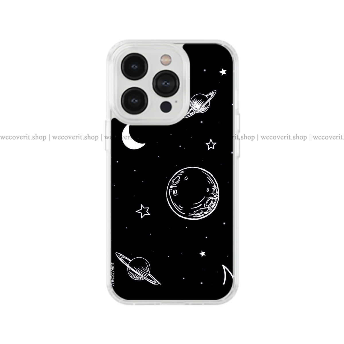 Planets Pattern Space Soft Mobile Cover