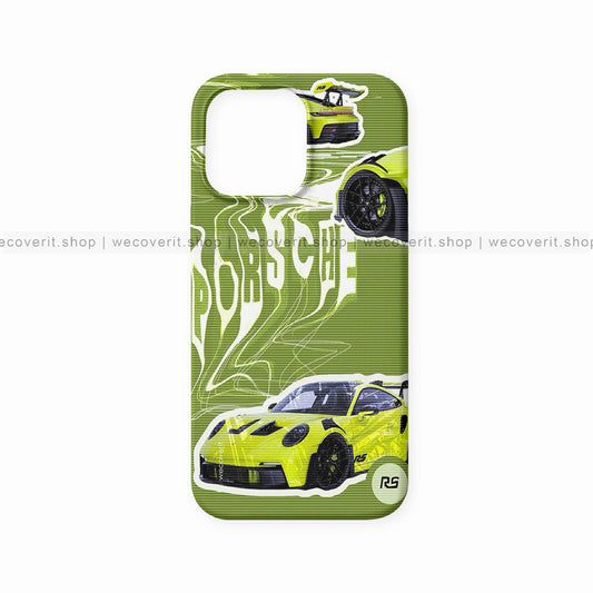 Yellow Car Aesthetic Mobile Cover